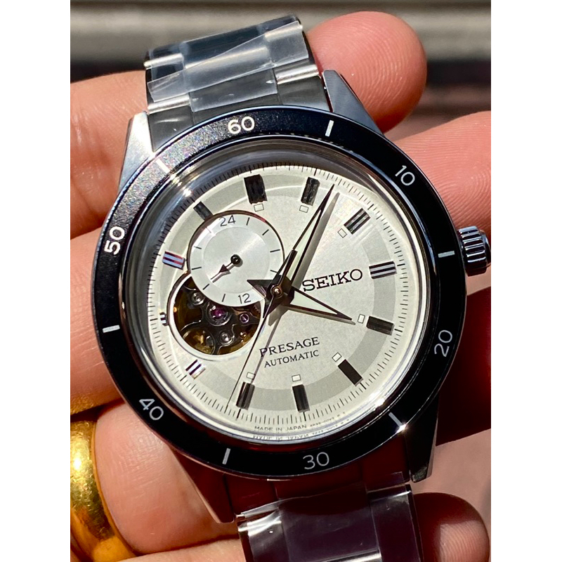 นาฬิกาข้อมือ Seiko Presage Automatic Open Heart SSA423J1