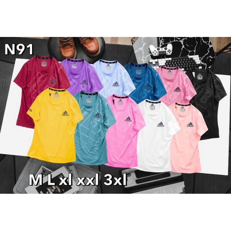 พร้อมส่ง เสื้อกีฬาคอกลมผู้หญิง