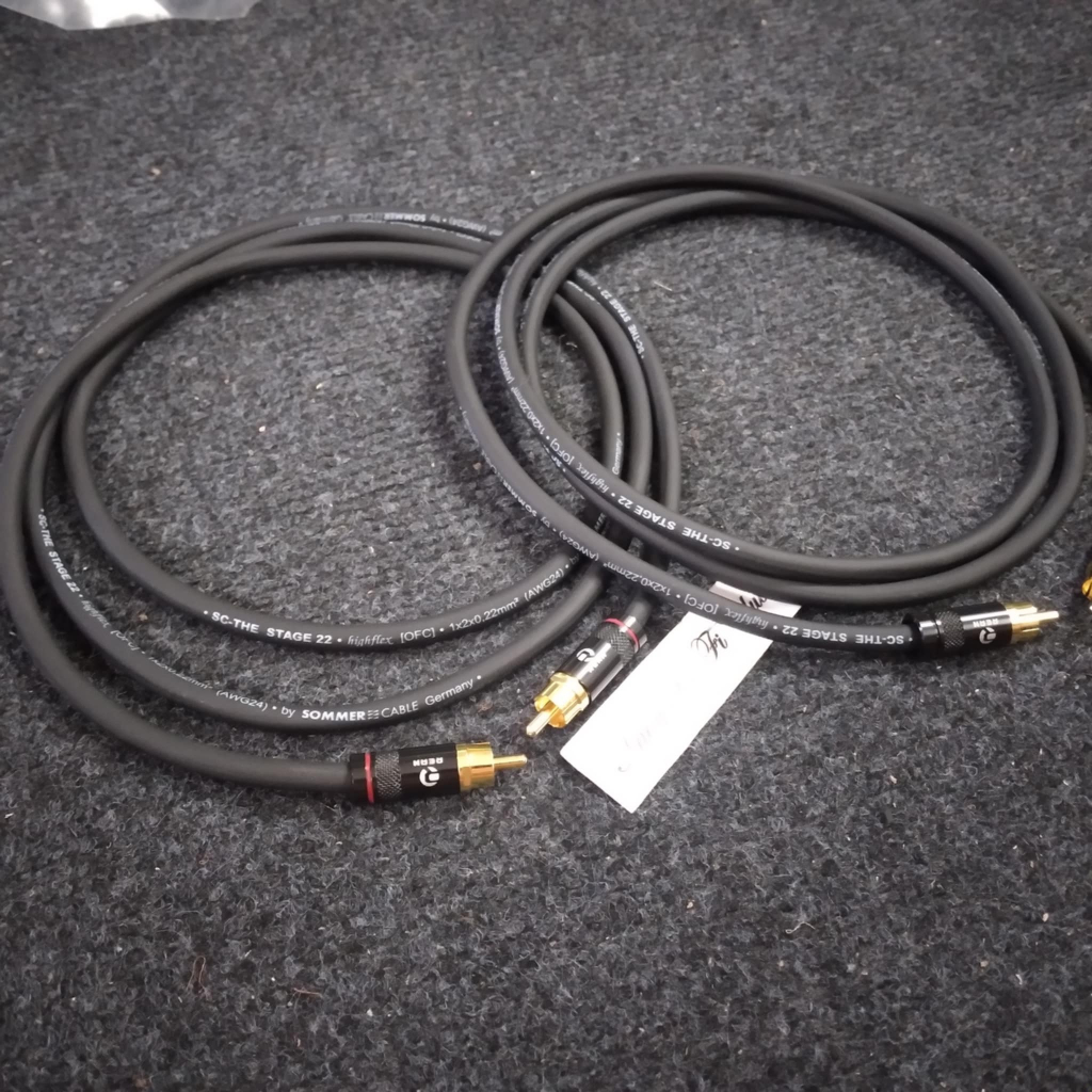 าย RCA Sommer Stage22 200-0001 Germany หัวแจ็ค RCA neutrik rean ราคาต่อ 1และ2เส้น....