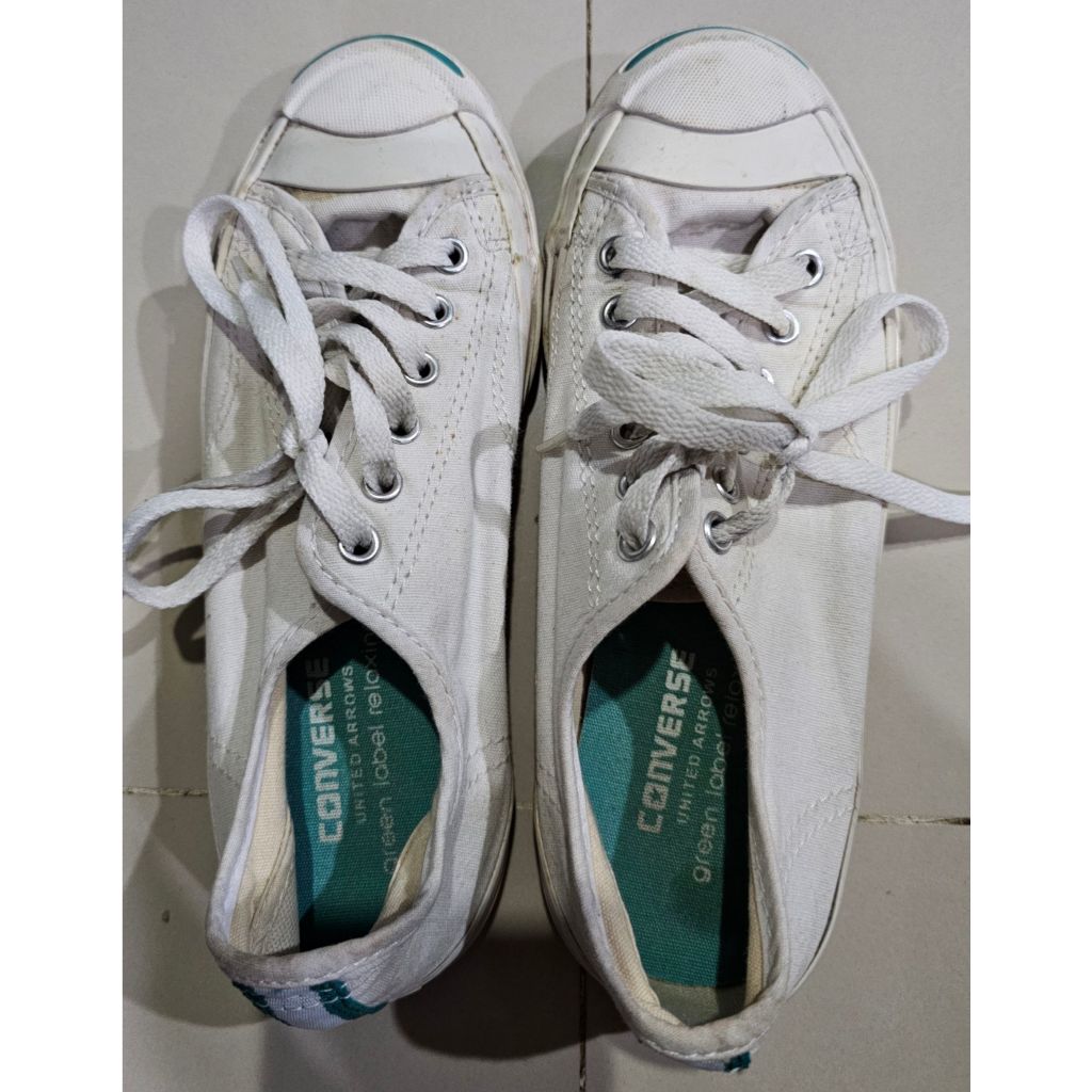 รองเท้าผ้าใบ Converse(คอนเวิร์ส)   Jack purcell united arrows green label(ไม่รับประกันแท้)