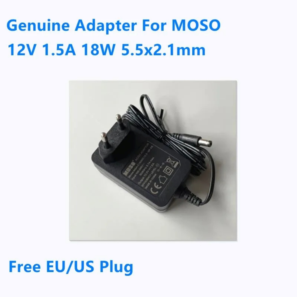 ของแท้ Hikvision Adapter 12v 1.5a ยี่ห้อ MOSO หรือ HONOTO หัวแจ็ค 5.5*2.1mm. 1.5 HOIOTO
