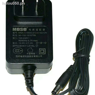 ของแท้ Hikvision Adapter 12v 1.5a ยี่ห้อ MOSO หรือ HONOTO หัวแจ็ค 5.5*2.1mm. 1.5 HOIOTO