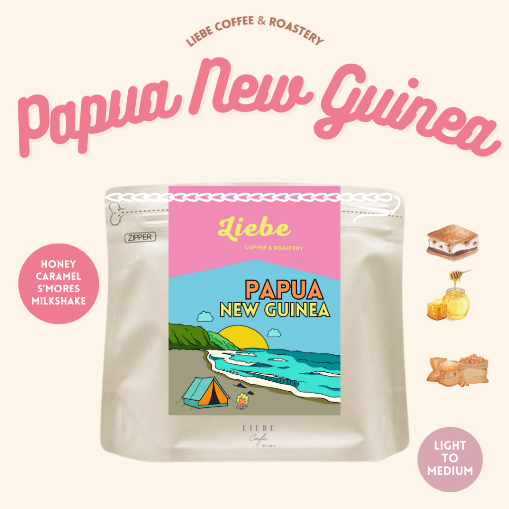 เมล็ดกาแฟ Honey Caramel S'mores Milkshake เมล็ดกาแฟ Papua New Guinea < Light - Medium Roast >