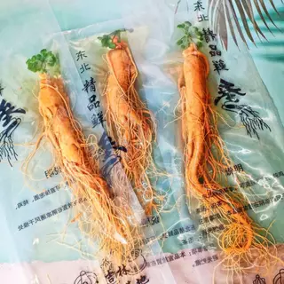 โสมจีน โสมสดดอง จากภูเขาฉางไป่ สำหรับทำอาหาร ใส่ในซุป ชงชา โสมบำรุงร่างกาย บำรุงสุขภาพ