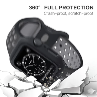 เหมาะสำหรับ iWatch Series 10/11 PC Case + ตัวป้องกันหน้าจอ 42 มม.46 มม.ป้องกันแรงเสียดทาน 2-in-1 นาฬิกา