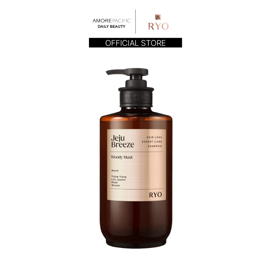 [แชมพูผมหอม] Ryo Hair Loss Expert Care Shampoo 585ml เรียว แชมพูผมหอมลดผมหลุดร่วง กลิ่น Jeju Breeze