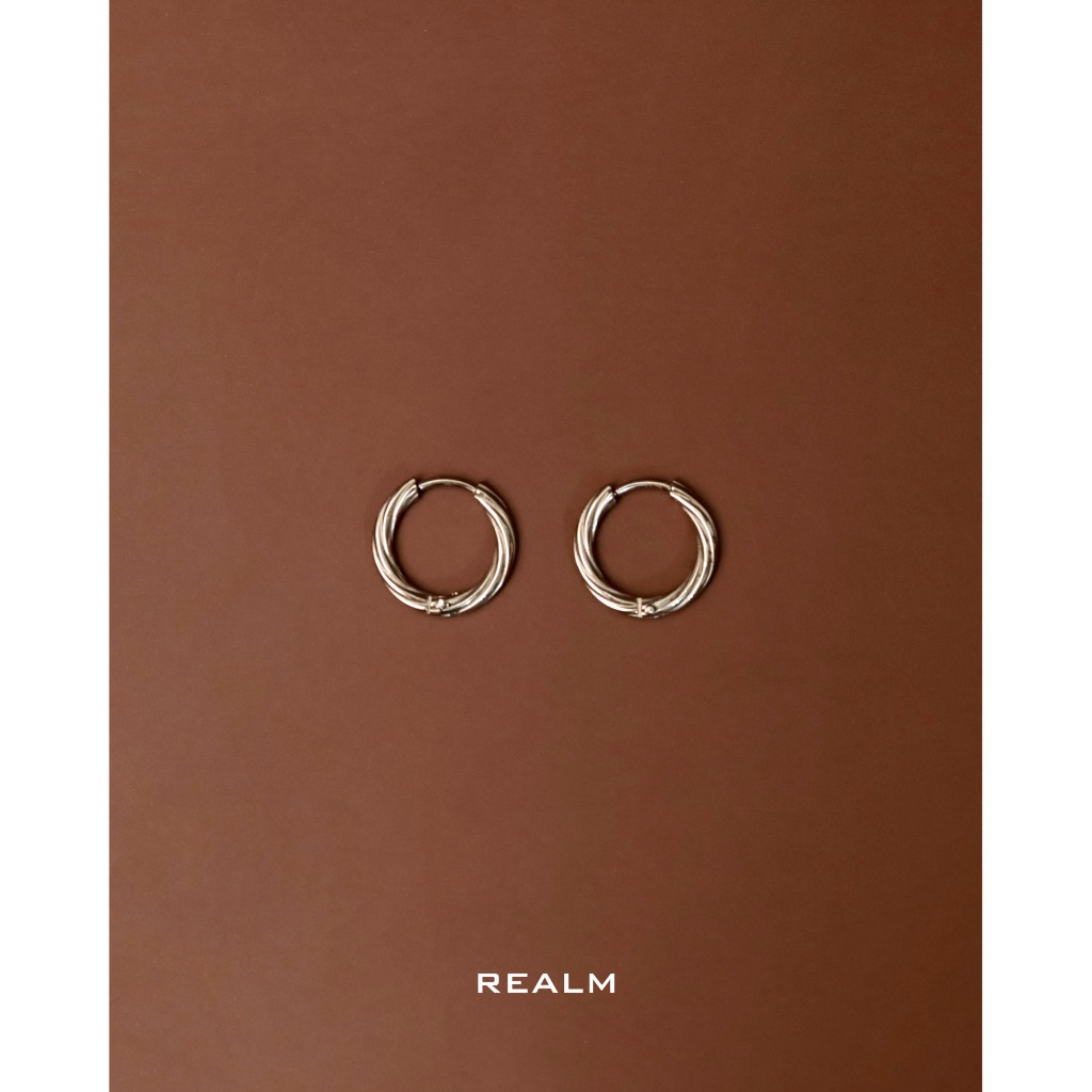 RE GALE (Stainless Steel Earrings) | ต่างหูสแตนเลสแท้ ไม่ลอก ไม่ดำ