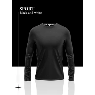 เสื้อออกกำลังกาย ผ้ากีฬา ใส่สบาบTL-0101แขนยาวเปล่า