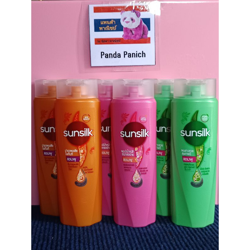 (แพ็ค6ขวด) sunsilk ซันซิล แชมพู ขนาด 120 มล. คละสีละ2ขวด