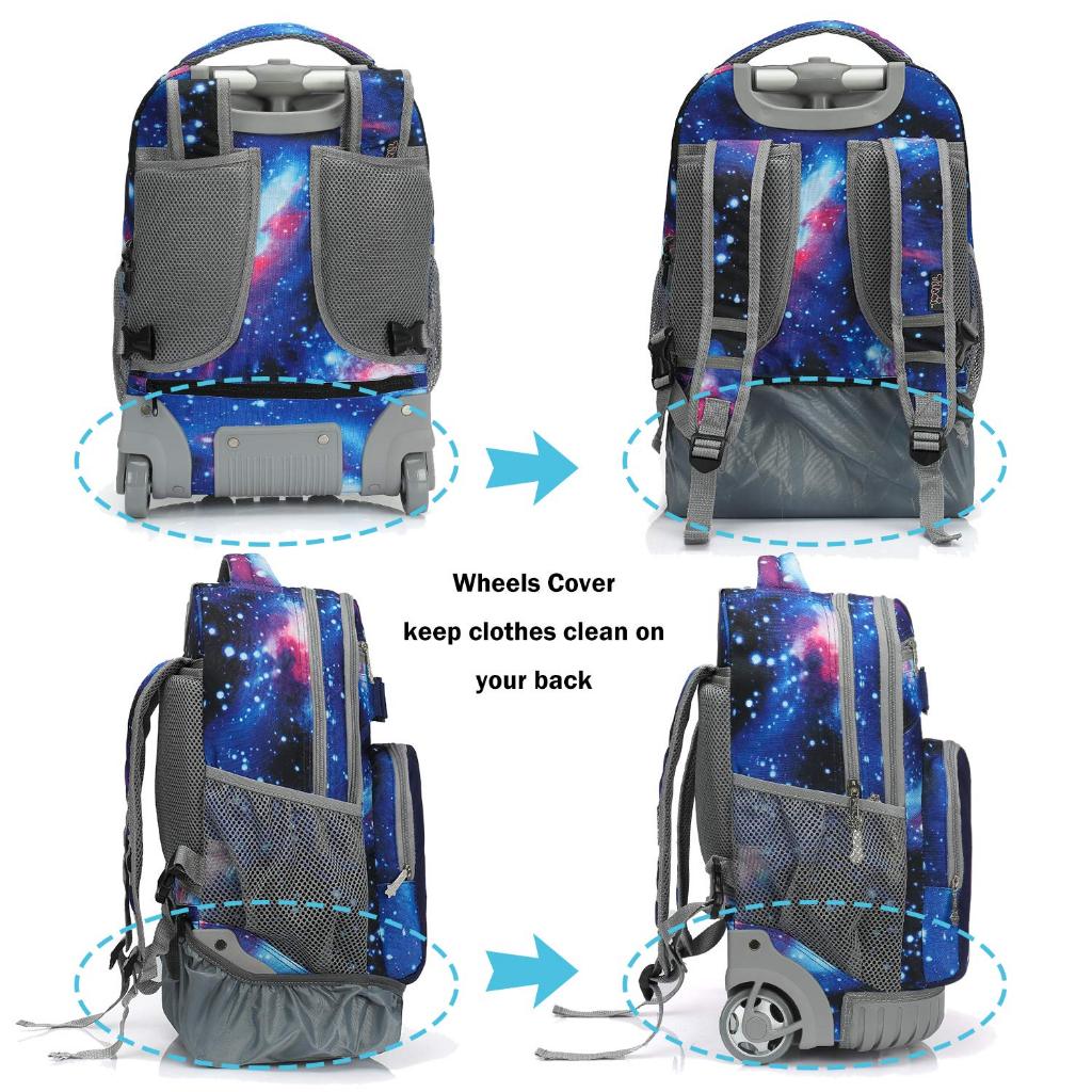Tilami 18" 2ล้อ รุ่นมีช่องเก็บ Laptop กระเป๋านักเรียนล้อลาก กระเป๋าล้อลากพร้อมส่ง<ส่งฟรีไม่ต้องใช้โค้ด<
