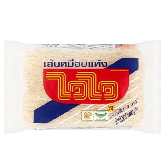 ไวไวเส้นหมี่ อบแห้ง 180ก.