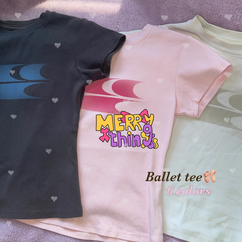 พร้อมส่ง Crying Center tee Girl in Ballet จากช็อปแท้ (ใช้โค้ดลด10-30% max 1,000-)