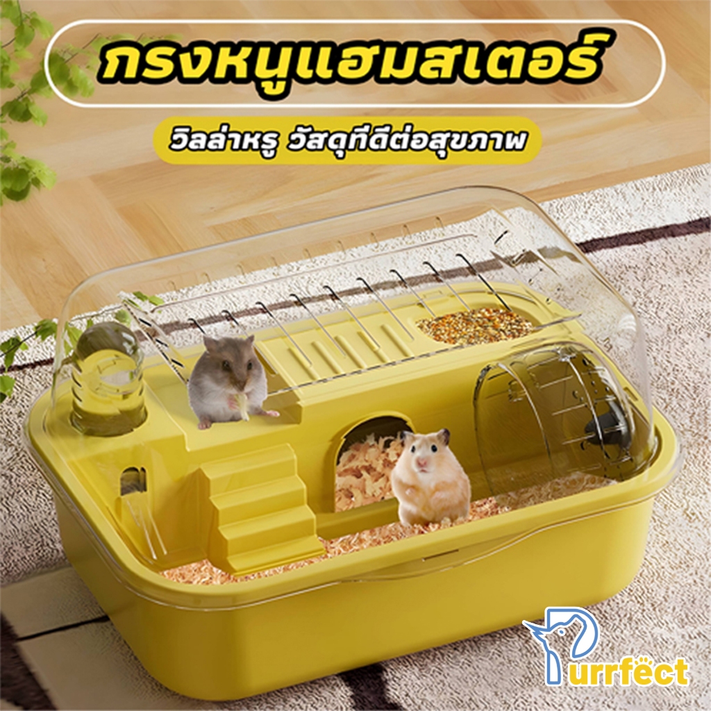 หนูแฮมสเตอร์ กรงหนูกรงหนูแฮมสเตอร์ กรงหนูแฮมสเตอร์ สัตว์เลี้ยงแฮมสเตอร์ กรงหนูแฮมสเตอร์ กรงเปล่า