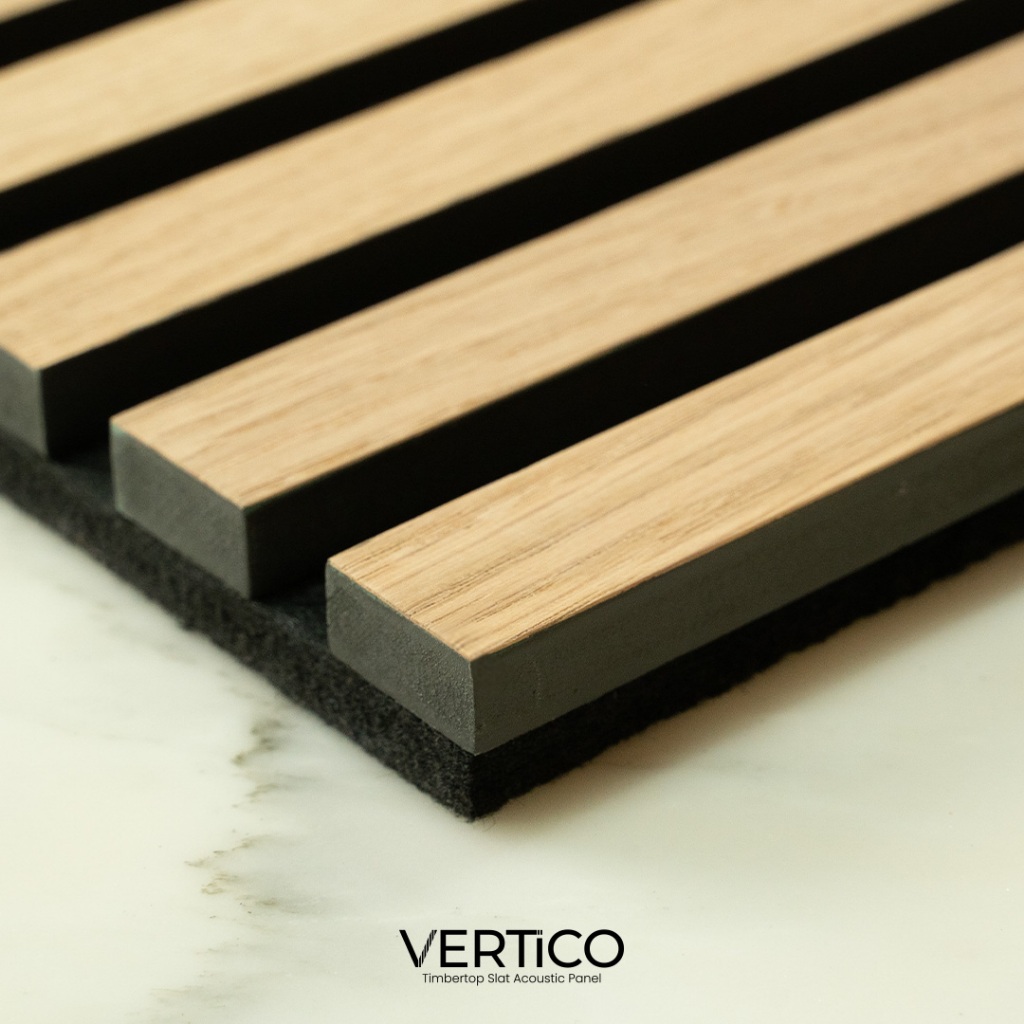 VERTiCO Timbertop Slat Acoustic Panel ไม้ระแนงอะคูสติก (ใช้เวลาจัดเตรียม 1-2วัน)