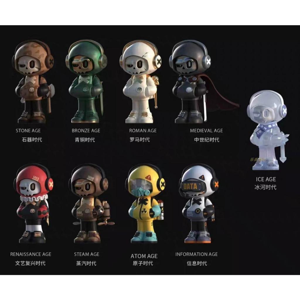 กล่องจุ่ม Mr.Bone Mini 2.0 Time Travel (9จุ่ม/Box ลุ้น 1ซี)-(พร้อมส่งจากไทย) แท้ 100% Fudonar