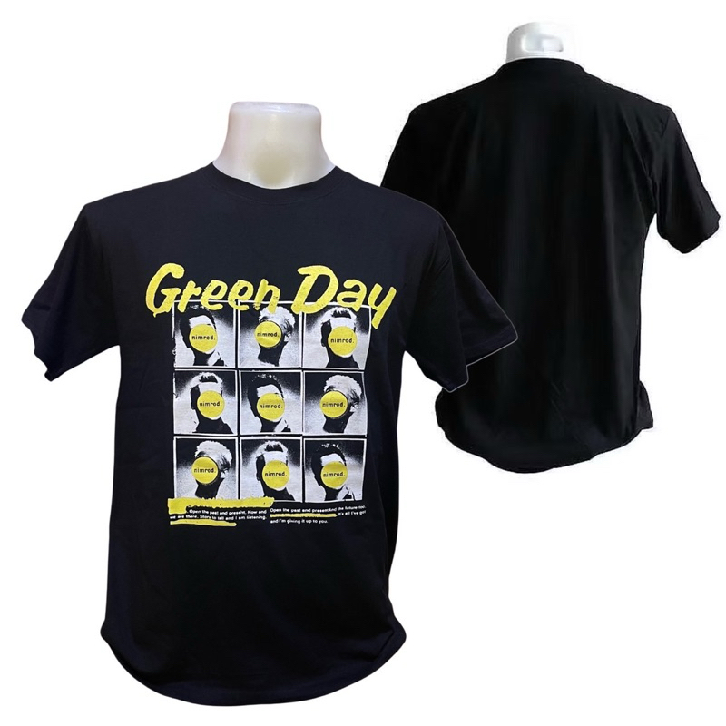 เสื้อวง GREEN DAY T-SHIRT ลาย NIMROD (2024) ลิขสิทธิ์ของแท้ UK