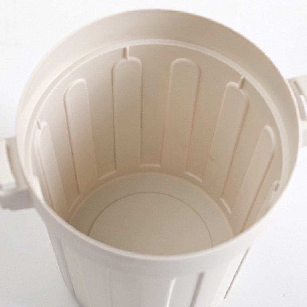 DILOK ถังขยะตั้งโต๊ะขนาดเล็ก ดีไซน์น่ารัก ขนาดกำลังพอดี น้ำหนักเบา พร้อมฝาปิดขนาดเล็ก  DIY111 🗑️✨ - รูปที่ 3