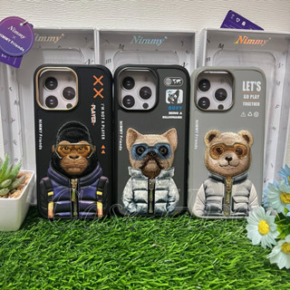 Nimmy case ปักลาย 3D รูดซิมได้ สำหรับ  I 16 /16 pro /16 pro …