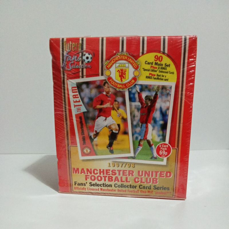 FUTERA MANCHESTER UNITED FOOTBALL CLUB 1997/1998 การ์ดฟุตบอล การ์ดแมนฯยู