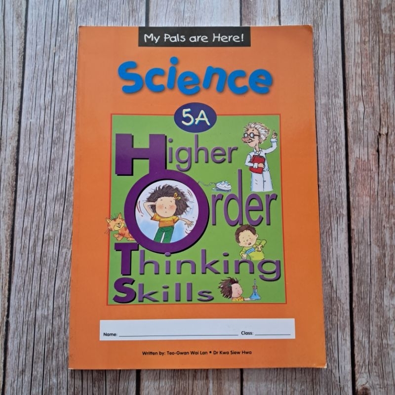 (New)My Pals are here!Science 5A Higher order Thinking Skills.