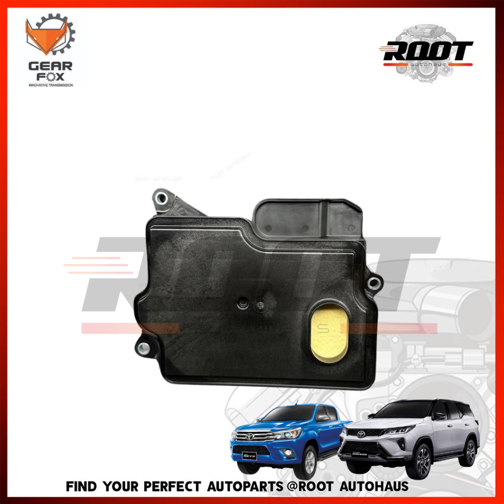 GEARFOX กรองน้ำมันเกียร์ AT คอเตี้ย 6SPD TOYOTA REVO ปี 15-20 2WD / FORTUNER ปี 15-20 4WD เบอร์ 1523