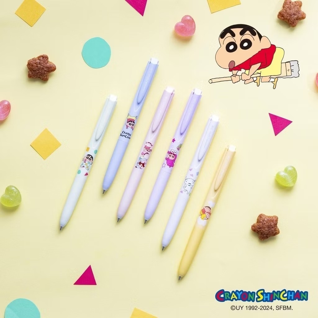 UNI ปากกาเจล Signo RT1 & Kurutoga Limited Crayon Shinchan