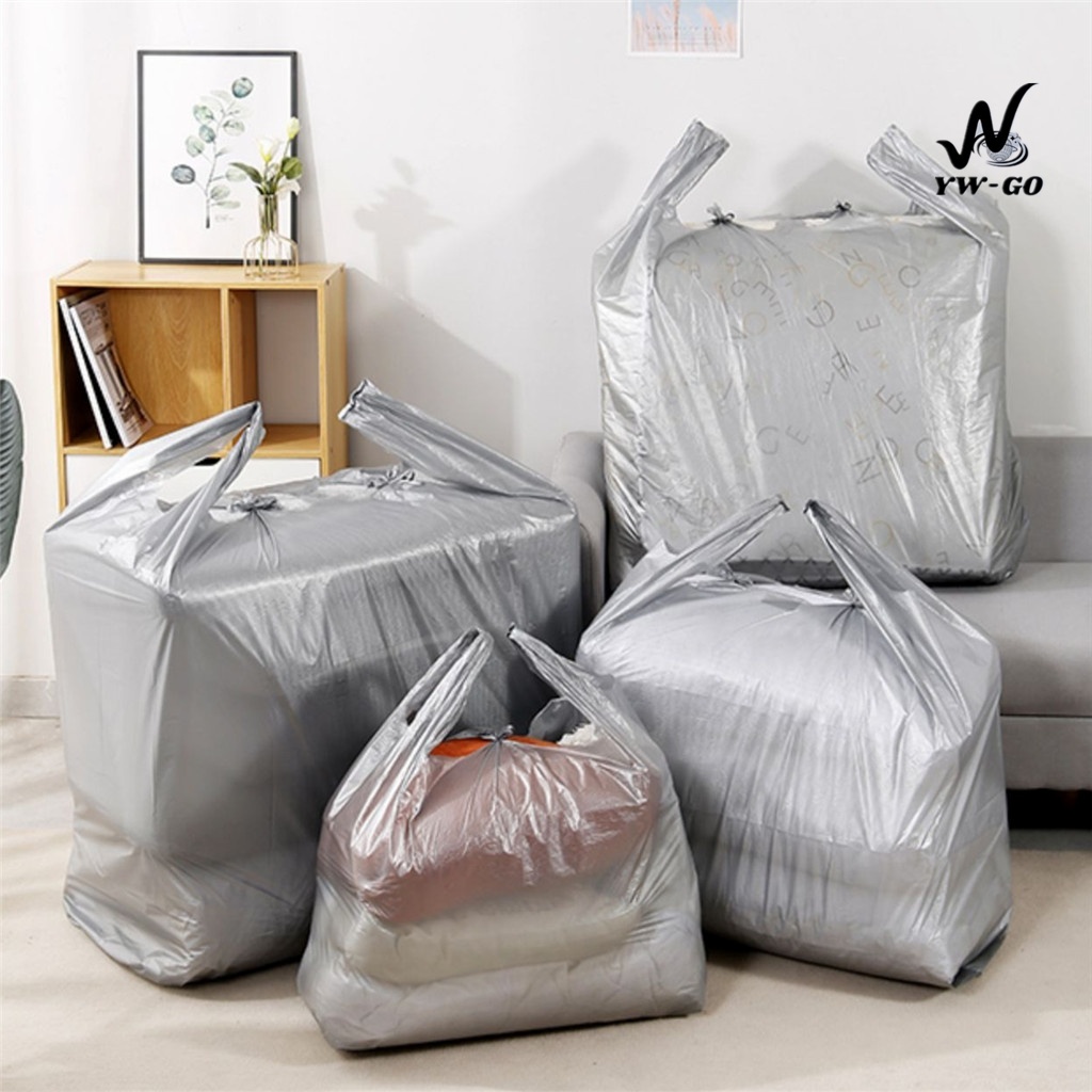 ถุงพลาสติกขนาดใหญ่ ใส่ผ้านวม ใส่เสื้อผ้า 10pcs 55x80/65x97/75x110/82x125cm ถุงพลาสติกหนา G2950