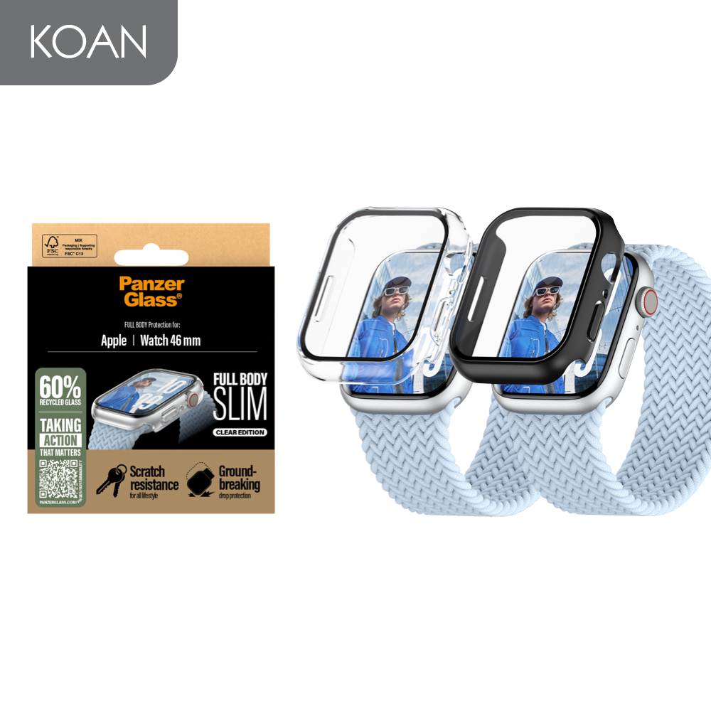 PANZERGLASS Full Body Slim @pple Watch 10 [42 mm] , [46 mm]