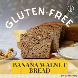 Nayimbakery Gluten Free Banana Walnut Bread 500g.