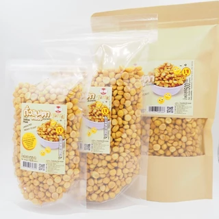 เจ ถั่วลันเตาเหลืองคั่วกรอบ ถั่วลันเตา (ตราไทไทแบรนด์) Yellow Peas ถั่วพราว คั่วสุกพร้อมทาน ไม่เติมเกลือ โปรตีนจากพืช