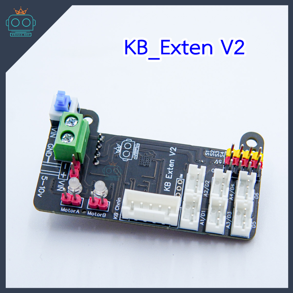 KB_Exten V2 บอร์ดขยายความสามารถให้ Kidbright ทุกเวอร์ขั่น