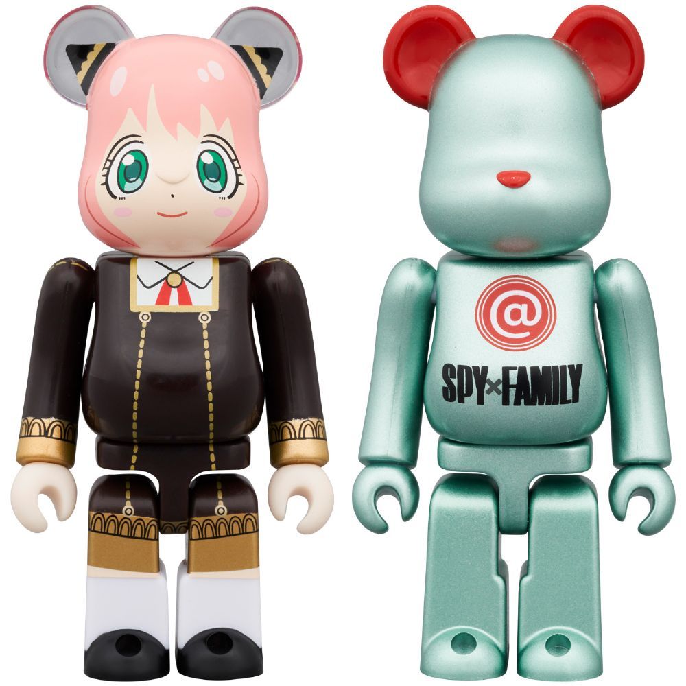 **ของแท้ เซ็ทคู่** BE@RBRICK SPY x FAMILY 100 Percent