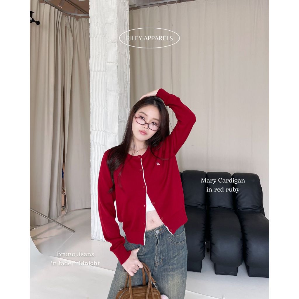Riley.apparels – Mary Cardigan 9110 ราคา ถูกที่สุด ดีลบีเคเค แกลเลอรีภาพที่ 7