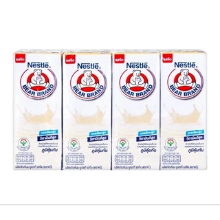 นมตราหมี นมยูเอชที รสจืด 165 มล. x 48กล่อง