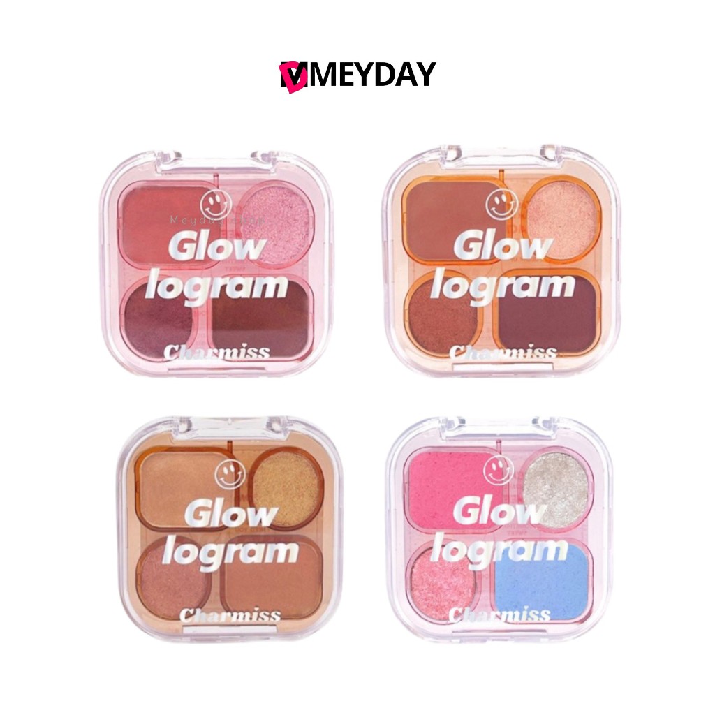 Charmiss-Glowlogram Eyeshadow Palette "มีทั้งเนื้อแมตต์และชิมเมอร์ในตลับเดียว 3