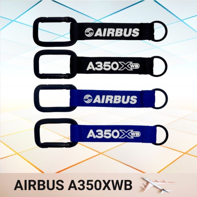 Airbus  A350XWB Keychain พวงกุญแจ Nylon A350XWB สำหรับเป็นของขวัญ นักบิน แอร์โฮสเตส หรือแฟนการบิน