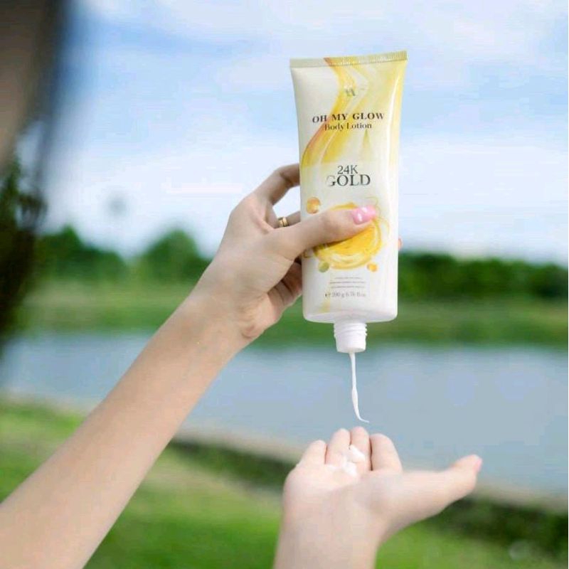 AA body lotion... ครีมทาผิวผสมเกล็ดทองคำ