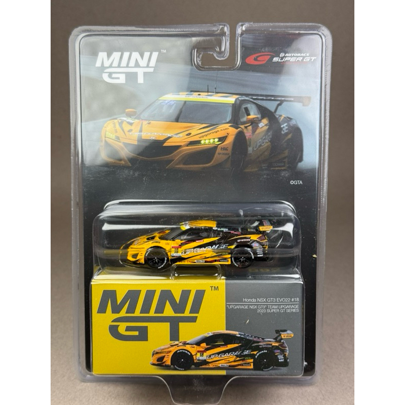 Honda NSX GT3 EVO22 #18 "UPGARAGE NSX GT3" #692 Team UPGARAGE 2023 Super GT Series Scale 1:64 ยี่ห้อ