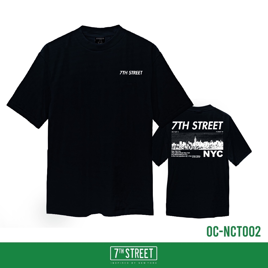 7th Street ( เซเว่นสตรีท ) เสื้อยืด ทรงโอเวอร์ไซส์ รุ่น OC-NCT002 ( เซเว่นสตรีท ) เสื้อยอดนิยม