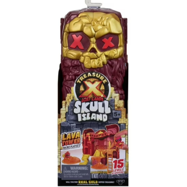 TREASURE X LOST LANDS SKULL ISLAND S1 TREASURE TOWER PK LAVA TOWER
