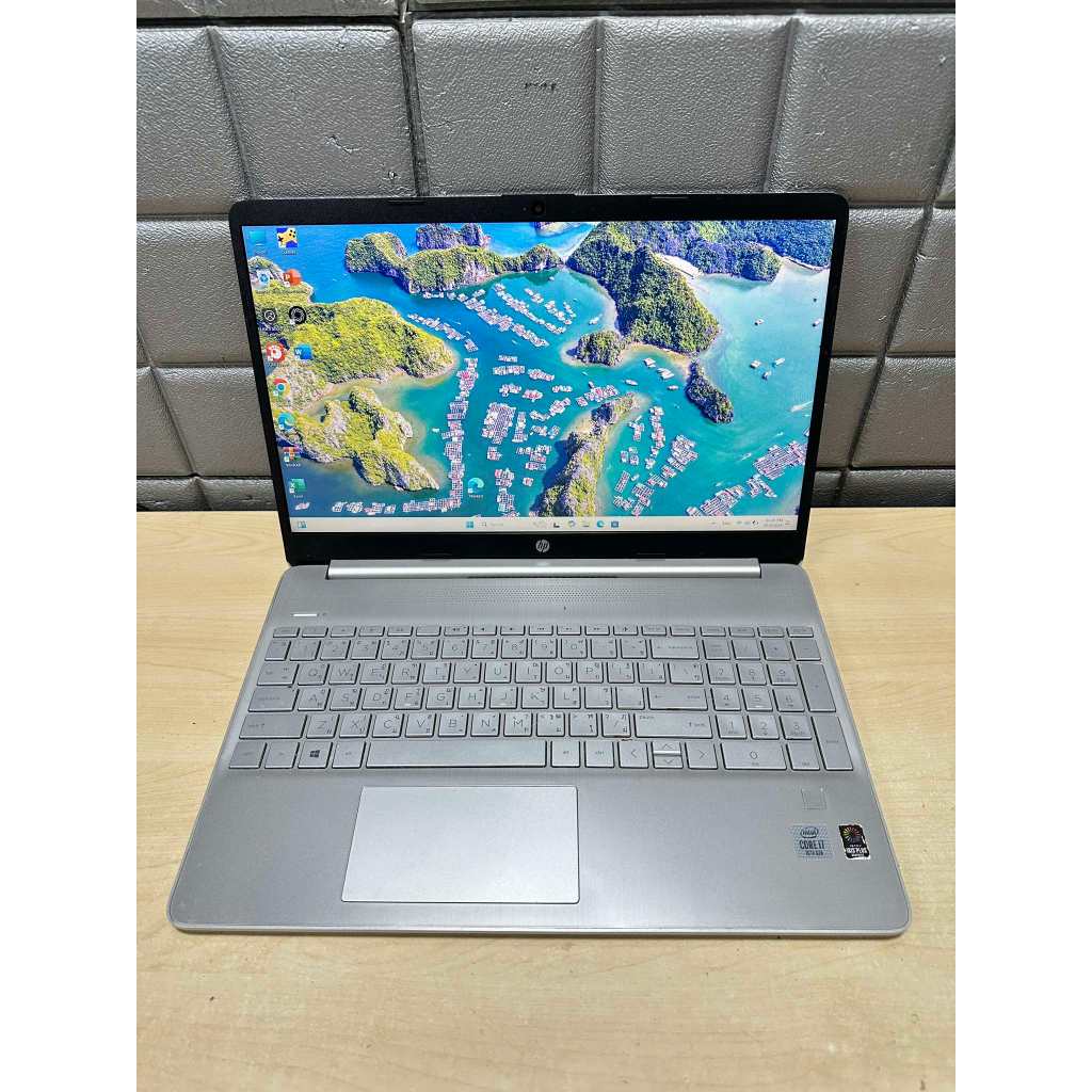 โน๊ตบุ๊คNOTEBOOK i7-1065G7 HP 15S-FQ1012TU /RAM8/SSD M.2 250G จอ15.6นิ้ว มือ2สภาพดี สวย