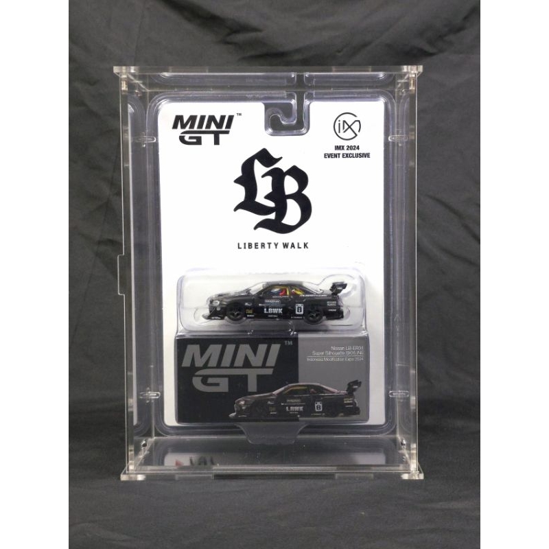 กล่องอะคริลิคโชว์ Mini GT แบบแพ๊ค (ไม่รวมรถ)