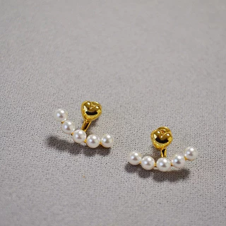 ต่างหู ห้อยมุก สไตล์เกาหลี Sasa Earrings (รหัสER8)