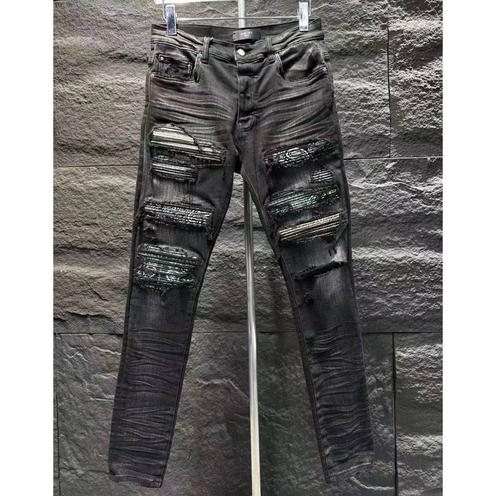 กางเกงยีนส์ขายาว Amiri - AM7398