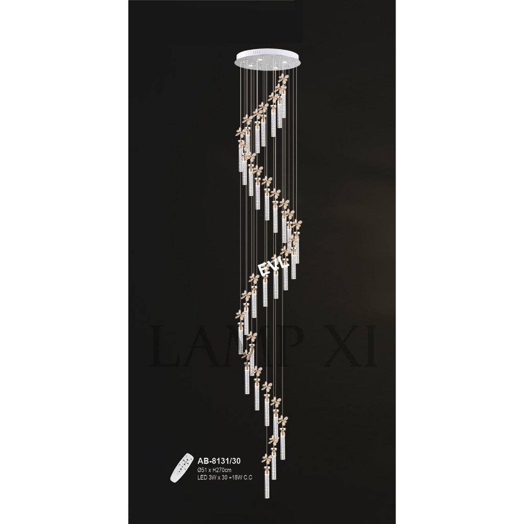 โคมไฟระย้าโถงสูง LED AB-8131/30