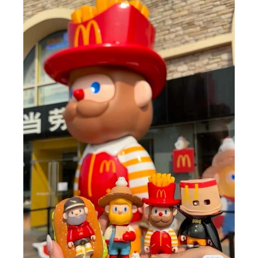 (Pre-Order) Uncle Bob x McDonald Limited Edition! 1 Set 4 ตัว จำนวนจำกัด