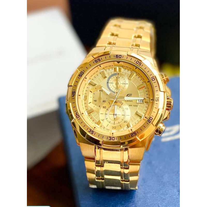 CASIO EDIFICE แท้ 💯% รุ่น EFR-539 Gold Edition พร้อมส่ง