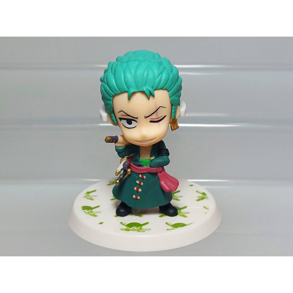 [ของแท้] [มือสอง] Ichiban Kuji Kyun-Chara World One Piece Roronoa Zoro Figure Banpresto