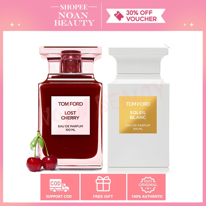 แท้ % น้ำหอม Tom Ford Lost Cherry / Tom Ford Soleil Blanc EDP 100ml น้ำหอมทอม ฟอร์ดสำหรับผู้หญิงและผู้ชาย