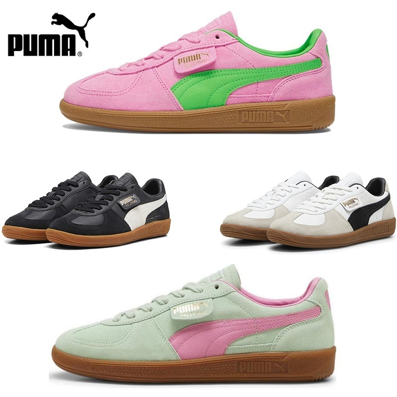 【ของแท้ 100%】PUMA PALERMO รองเท้าฝึกหัด รองเท้า T หัว รองเท้าคู่รัก รองเท้ากีฬา